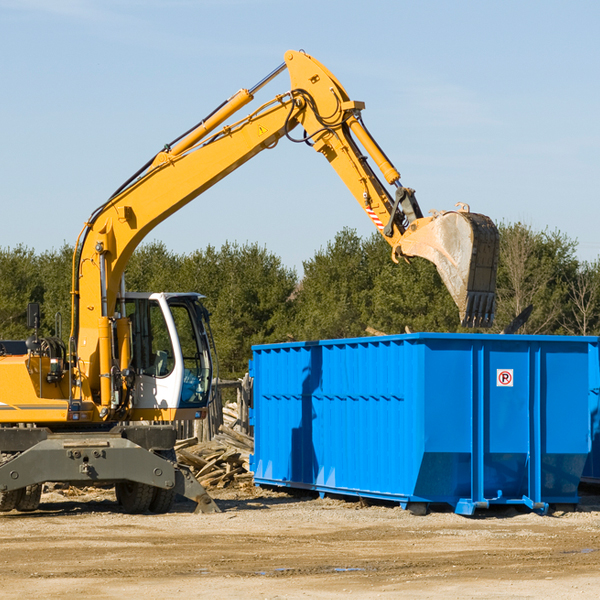 is there a minimum or maximum amount of waste i can put in a residential dumpster in Brookville